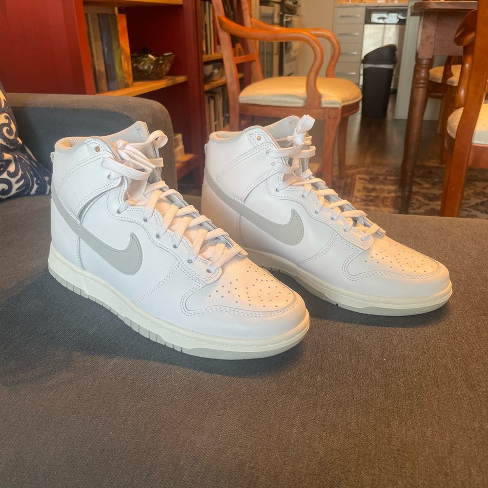 Brand New Nike White Dunk High